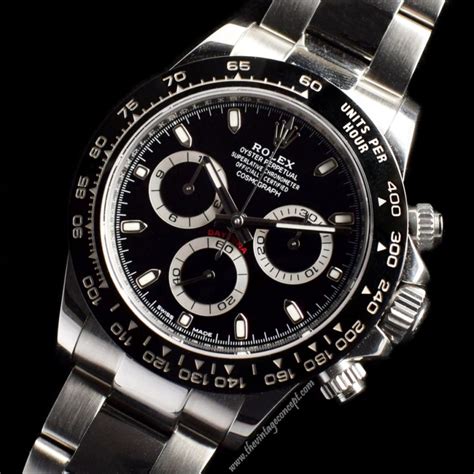 rolex daytona white and black|rolex daytona black dial price.